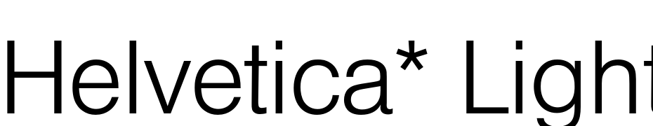 Helvetica* Light Yazı tipi ücretsiz indir